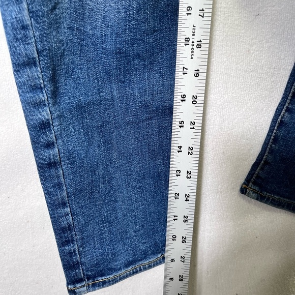 Old Navy Distressed Rockstar Skinny Jeans Womens 14w Plus Blue Denim 2564 - Picture 6 of 9